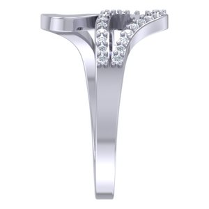Bague de fiançailles celtique personnalisable, diamant naturel de forme ovale, morganite véritable, or blanc/rose/jaune 10K/14K/18K pour mariage - Product Image 3