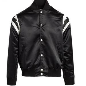 2025 bas prix de haute qualité couleur personnalisée coupe-vent respirant 100% Polyester hiver Bomber veste pour hommes best-seller rue - Product Image 5