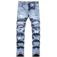 Jeans de grande taille pour hommes, vêtements de travail, jeans pour hommes, pantalons droits décontractés en jean de haute qualité, à la mode pour hommes, sur mesure