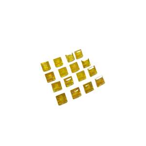 Piedra de Zafiro Amarillo Natural, Peridoto, Cuadrados Calibrados, Relleno de Fisuras, Corte Esmeralda, Material de Gema, Aguamarina, Corte Ovalado - Product Image 3