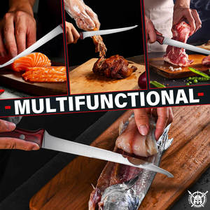 Timur Enterprises Couteau à poitrine en acier inoxydable forgé à la main professionnel Full Tang Design ergonomique Manche en bois écologique - Product Image 6