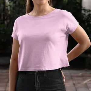 T-shirt court imprimé pour femme avec manches régulières - Product Image 6