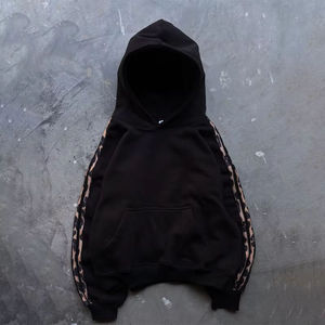 Sweat-shirt lourd à capuche personnalisé avec logo, streetwear, polaire, surdimensionné, en coton, pull pour homme, broderie vintage, haute qualité - Product Image 2