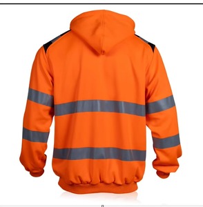 Sudadera con capucha Hi-Viz del fabricante para electricistas Chaqueta DE TRABAJO impermeable con cremallera para ropa de seguridad - Product Image 5