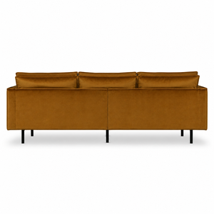 Denver Modern Genuine Leather <b>Foam</b> Filled 3 Seater <b>Sofa</b> | Industrial Luxury Living Room Couch | Custom Color Designer Furniture - Product Image 5