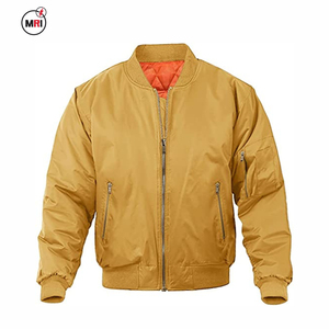 Chaqueta Bomber Unisex clásica y cómoda con patrón de bordado, colores y tamaños personalizados con cuello levantado, nueva condición para el invierno - Product Image 6