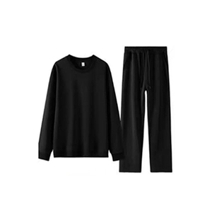 <span class=keywords><strong>Set</strong></span> di Felpe con Collo Tondo in Cotone 100% con Fodera in Pile, Logo Personalizzato, Alta Qualità 320GSM, Tute Sportive Neutre all'Ingrosso - Product Image 5