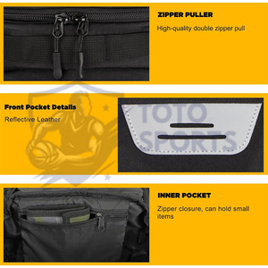 Bolsa de Baloncesto de Poliéster de Primera Calidad, Transpirable, Ligera, para Uso Diario, Precio Razonable, con Logotipo Personalizado Impreso - Product Image 3