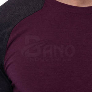 Chemise de fitness de couleur unie durable tricot coton/fibre de bambou à séchage rapide dernière conception pour vêtements de plein air Service OEM disponible - Product Image 4