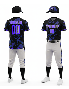 Vente en gros de maillots et pantalons de baseball vierges-de style professionnel, légers et prêts pour la sublimation ou la broderie - Product Image 2