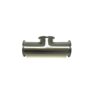 Conexión en T de Abrazadera Corta Inox Italia OEM Personalizable, Acero Inoxidable Sanitario AISI 316L BPE, 2 pulgadas de Longitud, 2 mm de Espesor - Product Image 1