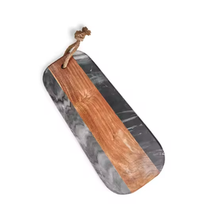 Vente chaude en bois avec marbre conception planche à découper planches à fromage durables coupe moderne légumes et fruits servant - Product Image 3