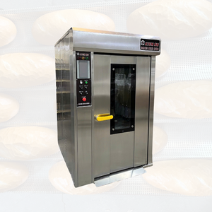 Fast Delivery Industrial <b>Rotary</b> Oven 16 Trays 1200X1900X2500 Stainless Steel New Bakery <b>Machine</b> Kien an Vietnam Manufacturer - Product Image 1