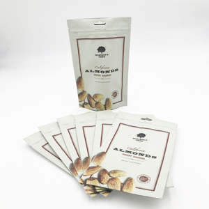 Matte Laminated Stand Up Pouch with Tear Notch for Nut & <b>Seed</b> Packaging - OEM Custom Size, Moisture Proof, Made in Vietnam - Product Image 1