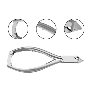 Cortauñas Profesional Automático de Lujo para Podología, Alicates para Uñas con Cuchilla Curva, Doble Acción para Dedos y Uñas de los Pies, Acero Inoxidable - Product Image 5