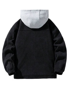 Sweats à capuche en tissu polaire personnalisé sweat à capuche coupe-vent décontracté surdimensionné impression OEM logo de broderie pour sweat à capuche unisexe 2026 - Product Image 4