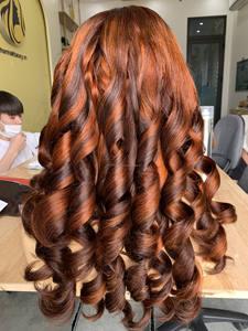 Venta al por mayor caliente 100% cabello humano vietnamita, doble dibujado onda de pelo crudo - Product Image 4