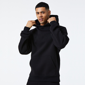 2025 logotipo personalizado de alta calidad Essentials Streetwear diseños de Sudadera con capucha de gran tamaño 300gsm peso pesado en blanco recortado Sudadera con capucha hombres - Product Image 6