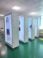 Écran LED transparent holographique MDS de haute qualité, armoire OLED blanche, 15,6/18,5/21,5/32/43/49/55/65/75/86 pouces, utilisation en intérieur