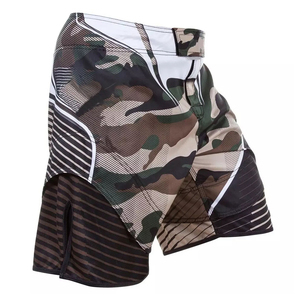 Pantalones Cortos de MMA para Hombre de Alta Calidad, Logotipo Personalizado, Impresión por Sublimación, Cintura Elástica, Pantalones Cortos Deportivos Casuales para Entrenamiento, 100% Nailon, Secado Rápido - Product Image 3