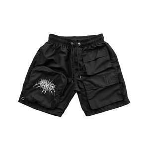 Personalizado Hombres Bolsillo Poliéster Bordado Baggy Streetwear Cargo Summer Nylon Shorts - Product Image 4