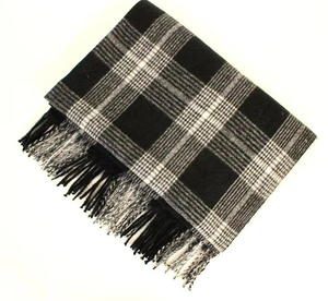 Custom Fashion Winter Knitted Cotton Canvas Breathable <b>Scarf</b> for Women Long Striped Solid Colors Daily Wear Spring - Product Image 3