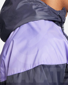 Chaqueta Cortavientos con Capucha de Lona para Hombre, Estilo Urbano, con Logotipo Frontal, Color Personalizado, Cierre de Cremallera, Impermeable, Ligera, para Invierno - Product Image 5