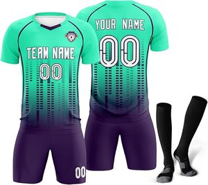 Nuevo uniforme de fútbol de estilo moderno para hombres del fabricante superior, calidad profesional con corte automatizado, moda de tendencia para adultos - Product Image 4