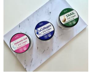 EKEL Crème Hydratante Intensive pour les Yeux 70ml Soin Anti-Rides avec Acide Hyaluronique Collagène d'escargot Fabriqué en Corée 3 Sortes - Product Image 1