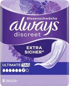 Découvrez les produits d'hygiène féminine Always Discreet, conçus pour offrir confort, confiance et protection tout au long de la journée. - Product Image 2