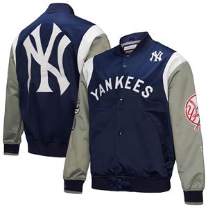 Chaqueta de béisbol de satén de lujo con mangas de contraste OEM/ODM aceptado MOQ bajo - Product Image 1