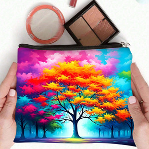 Nouvelle Trousse de Toilette de Voyage en Polyester Grande Capacité avec Fermeture Éclair, Sac à Main Organisateur de Maquillage Tendance - Product Image 4