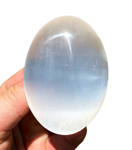 Pierre de palmier de Selenite gravée au Laser avec arbre de fleur pierre précieuse de guérison, palmier de galets sculpté quartz agate cristal pierres de palmier - Product Image 2