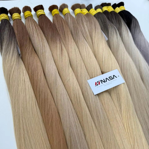 Extensions de cheveux humains vierges vietnamiennes, couleur ombrée, prix de gros, qualité supérieure, double trame, 60 cm - Product Image 1