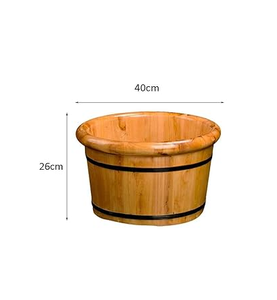 Cuenco de madera para pies, artesanías, masajeador de pies moderno, cubos artesanales, venta al por mayor de fábrica, baño de pies, masaje, bañera de hidromasaje - Product Image 5