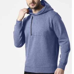 Vente en gros de sweatshirt imprimé bouffant bleu clair 100% coton sweat à capuche pour hommes garçons et filles taille XS à XL pour l'hiver - Product Image 6