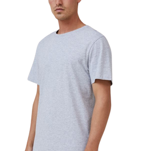 Camiseta de Hombre de Algodón 100% Personalizada de Alta Calidad, con Estampado en Relieve y Colores Sólidos, Estilo Casual con Diseño en Blanco y en Stock - Product Image 1