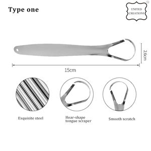 Mayorista Higiene Bucal Limpieza de Lengua Limpiador de Lengua de Acero Inoxidable para Aliento Más Fresco Raspador de Lengua de Cobre - Product Image 5
