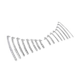 Plaque humérale distale de 35 mm avec support, lot de 16 pièces, instruments orthopédiques vétérinaires en acier inoxydable - Product Image 1