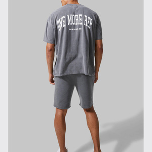 Camiseta de lavado ácido con acabado desteñido, Camiseta de algodón suave y duradera para hombres y mujeres, nuevo estilo de moda 2025 - Product Image 4