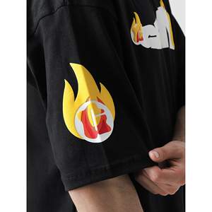 100% coton BE the PROBLEM Jersey Tissu confortable et durable - Product Image 3