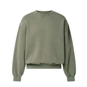 Sudadera con Bordado 3D para Hombre, Sudadera Holgada con Estampado Sólido, Prenda Teñida, Sudadera con Capucha de 420G 500G Lavada a la Piedra - Product Image 3