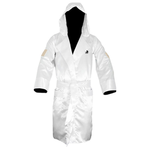 Moda Kickboxing Bata de boxeo de alta calidad Bata de satén de boxeo clásica con capucha Venta al por mayor Batas de boxeo unisex - Product Image 1