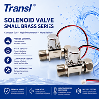 DC12V 24V laiton Miniature 3/8 "électrovanne d'eau à connexion rapide pour Machine à café d'eau potable