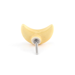 SHUBHAM Lite bouton de tiroir en céramique jaune avec poignée de traction réglable pour armoires de cuisine chambre salle de bain utilisation de la garde-robe de l'hôtel - Product Image 3