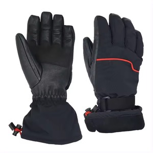 La mejor tarifa Guantes de invierno de alta calidad duradera para hombres Guantes de esquí impermeables a prueba de viento Cuero de alta calidad Cálido para la nieve del invierno - Product Image 1