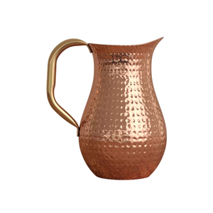 Jarra de Agua Decorativa de Cobre Puro Martillado, Estilo Nuevo, Jarras de Agua para el Hogar, Hoteles, Bodas, Jarras para Beber Agua - Product Image 4