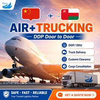 Expédition DDP porte-à-porte par fret aérien, agent maritime Chine-Oman, service logistique aérien + camionnage