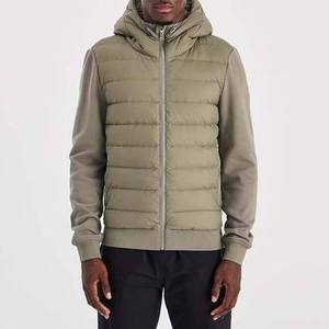 Veste manteau chaud à bulles pour hommes logo personnalisé OEM service thermique rembourré vêtements d'extérieur fabricant de gros - Product Image 4