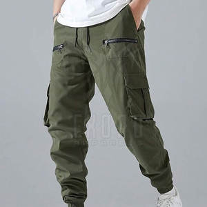 Fashionable <b>Men's</b> <b>Cargo</b> <b>Trousers</b> Slim Fit Comfortable Canvas Casual Eco-Friendly Breathable <b>Lightweight</b> Customizable - Product Image 3
